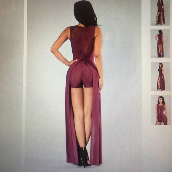 SOLD Purple Romper - Picture 2 of 7